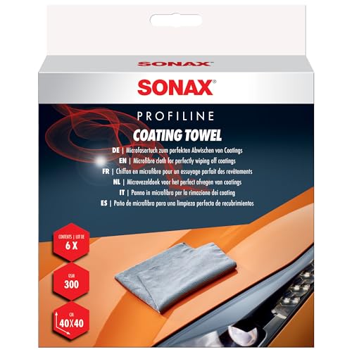 SONAX serviette en microfibre pour le séchage et essuyage de la carrosserie de voiture
