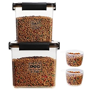 Rackii Dog Food Storage Container,...