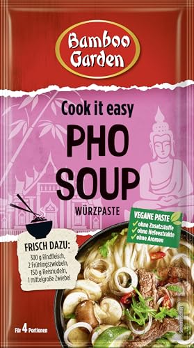 Bamboo Garden - Pho Suppen Würzpaste | Zum schnellen Zubereiten von vietnamesischen Pho-Suppen |...