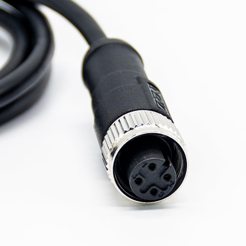 Amazon.co.jp: M12 4ピンコネクター メスからUSB 2.0 電源接続ケーブル