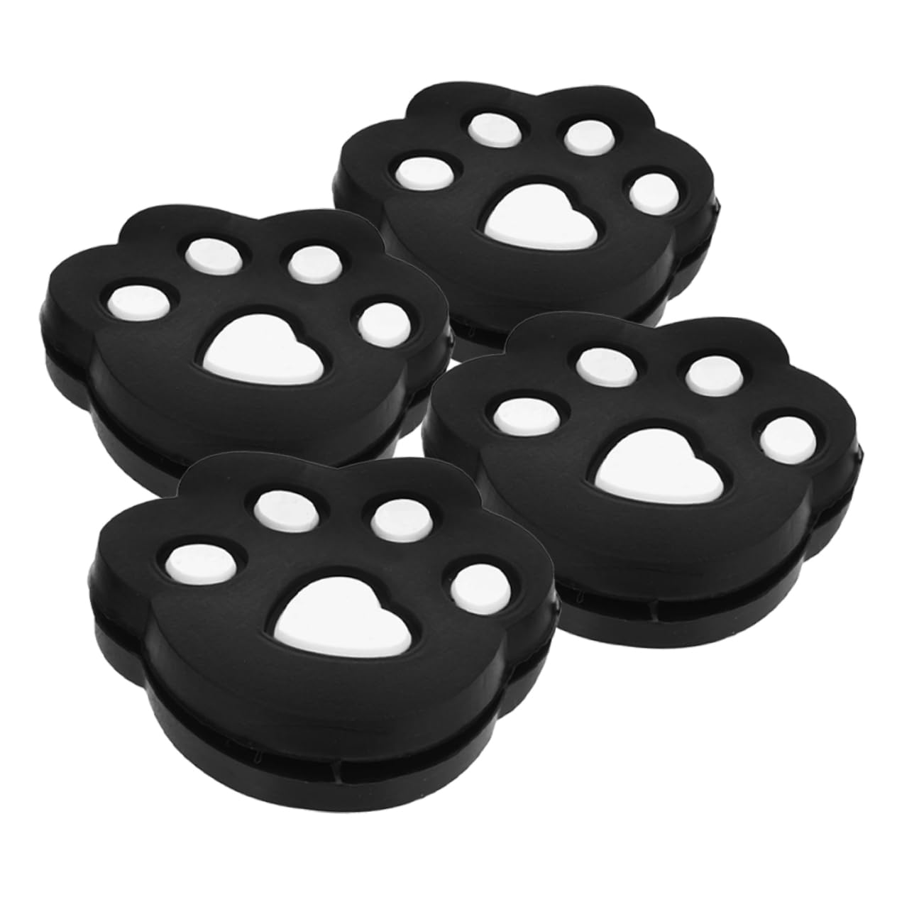 Kisangel 4pcs Silicone Tennis Racket Vibration Dampeners Paw Shape Decorative Shock Absorbers Small Size Tennis Supplies Easy to Use