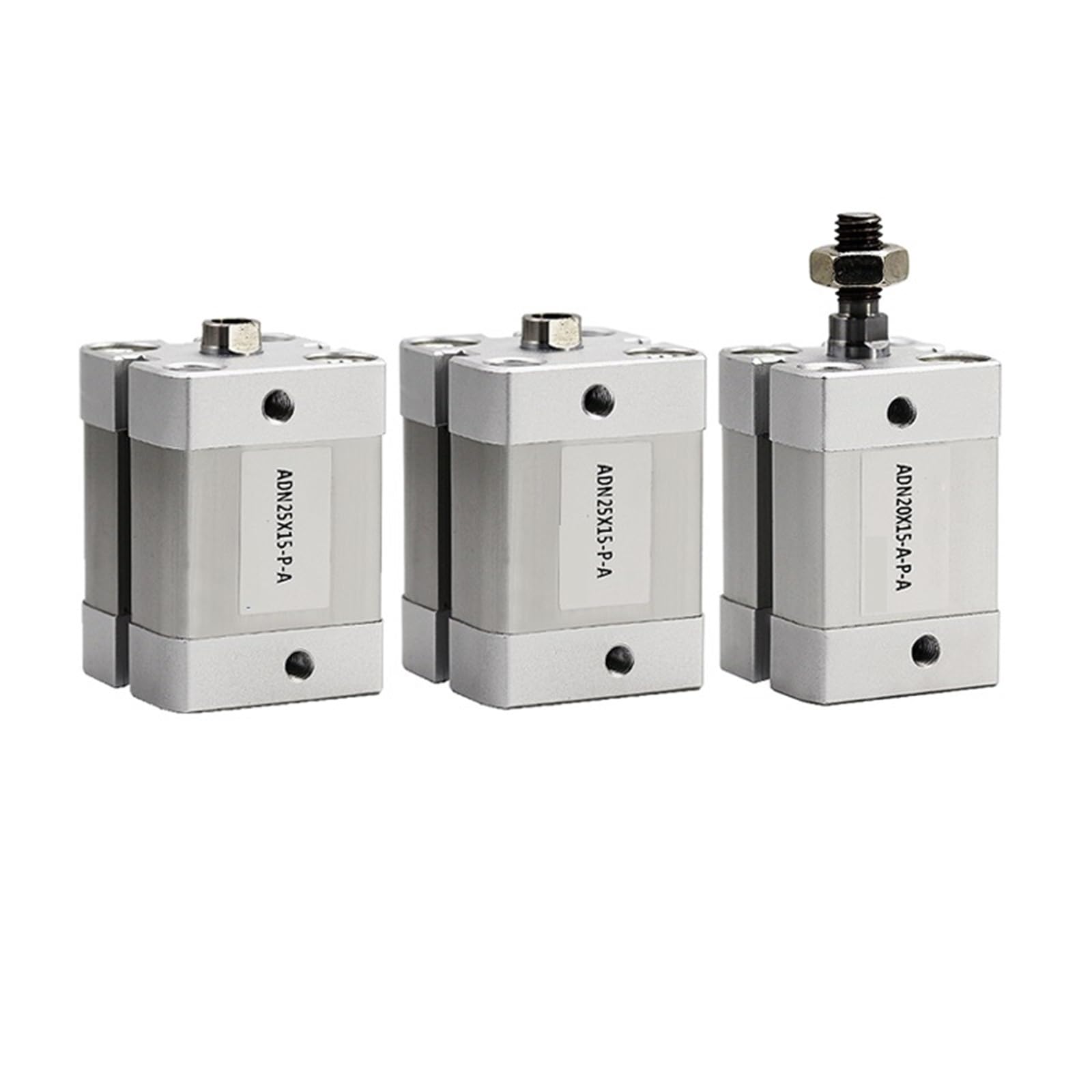 Cylindre pneumatique ADN20 taraudé double effet pour automatisme
