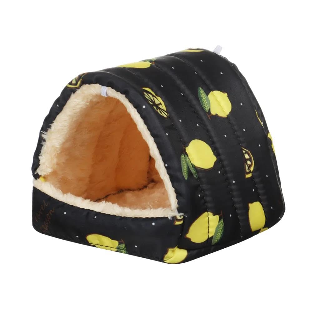 Juguete for hámster, 2 Piezas, Colorido, for hámster, Ardilla, Mini casa de Conejo, Cama for Dormir for Animales pequeños, Nido de cobaya, tamaño A3 S,Juguetes para hámster(A1,L)