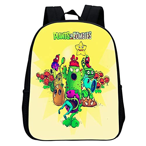 Preisvergleich Produktbild Plants vs. Zombies Kinderrucksäcke Freizeit Rucksack Mode Cartoon Druck Rucksack Reisetasche Schule Rucksack Unisex (Color : A05, Size : 24 X 12 X 30cm)