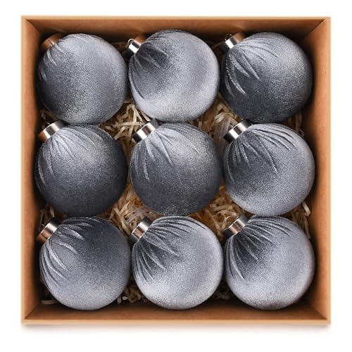 Velvet Ornaments for Christmas Tree Decorations...
