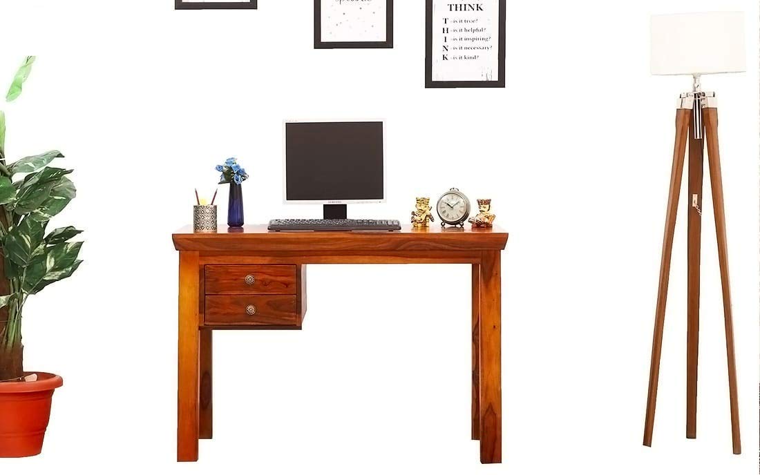 Amma Furniture Sheesham Wood Study Table with Chair Study Table with