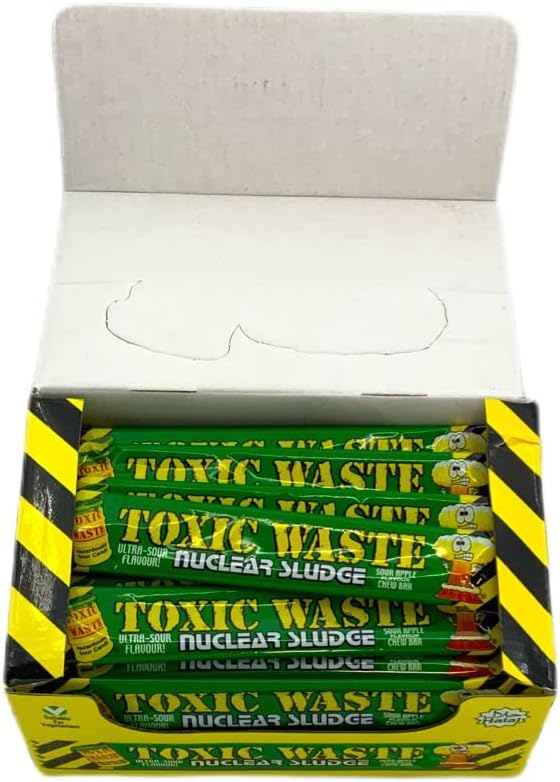 Toxic Waste Nuclear Sludge Chew Bar - Apple x50 - Full Box