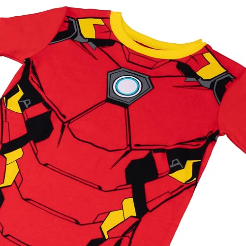 Image of Marvel Boys' 2-piece Snug-fit Cotton Matching Holiday Pajama Set, Soft & Cute for Kids