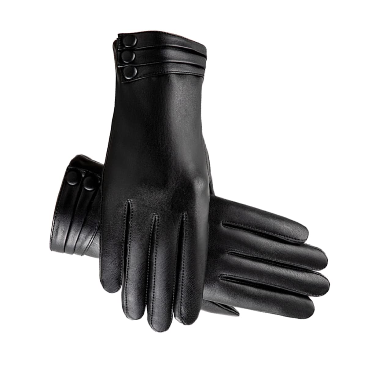 SHERCHPRY 3piezas Guantes De Pantalla Táctil Resistentes Al Viento Guantes De Invierno Cálidos y Cómodos Para Ciclismo y Actividades Unisex Color Negro