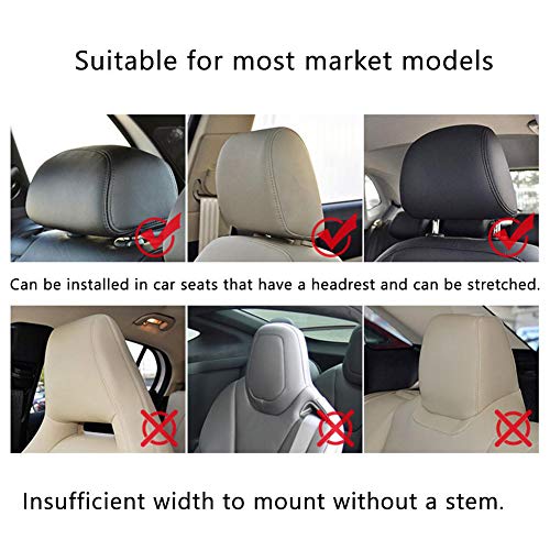 Almohada para reposacabezas de asiento de auto ajustable miniatura 5
