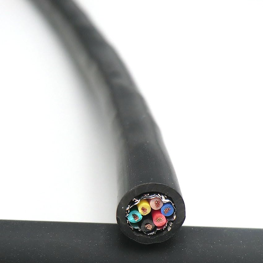 Cavo a doppino intrecciato schermato in rame privo di ossigeno | Automazione della strumentazione audio di comunicazione 4/6/8 Core 0,75 mm2(8 core 0.75mm2)