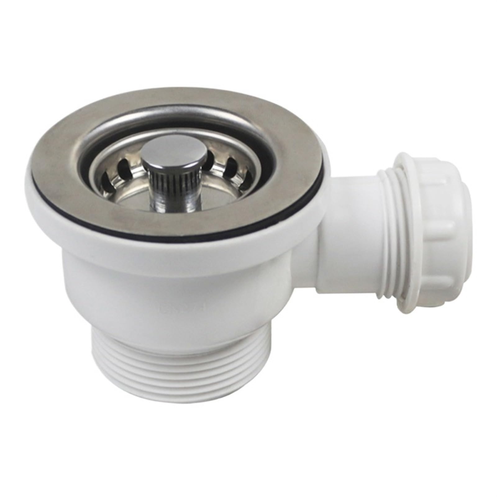 652F Set di Scarico for lavello di Facile Installazione Giunto di Scarico in plastica e Acciaio Filtri efficienti Set di valvole a cestello for Diversi lavelli
