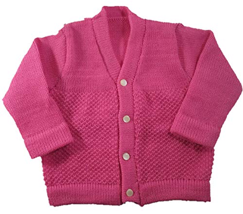 Image of Born Baby Woolen Sweater (3 Piece - 1 Sweater, 1 Cap, 1 Pair of Socks)| (Small 0-6 Months, Large 6-18 Months)