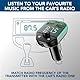 Cellularline - Car FM Transmitter - Bluetooth® FM-Transmitter für Autoradio - USB Music Player - Autoladegerät 20W - Quick Charge 3.0 - Freisprechfunktion - RGB-Lichter - Schwarz