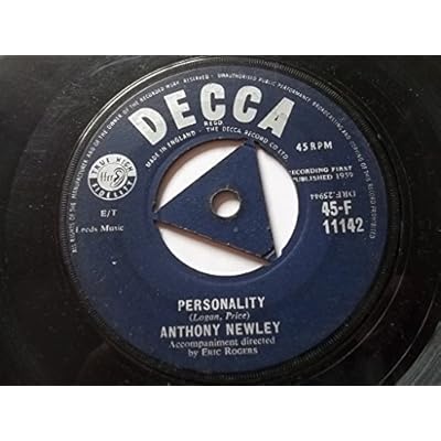 ANTHONY NEWLEY Personality/My Blue Angel UK 7" 45