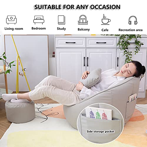 Beanbagsofacoverfillingbeanbagchaircushionreclinerfootstoolboardseat  Urban Country Home Decor Bean bag sofa cover filling bean bag chair cushion recliner foot stool board seat  urban country home decor