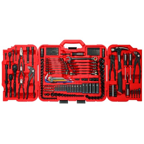 Image of STARWORK TRUE MECHANIC 306-Piece Mechanics Tool Set and Socket Set, Comprehensive Tool Kit, Automotive Repair Tool Set, 【Pliers Wrench】, Professional