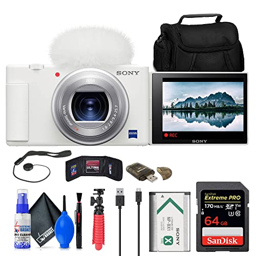 Sony ZV-1 Cámara Digital Compacta Blanca miniatura 1