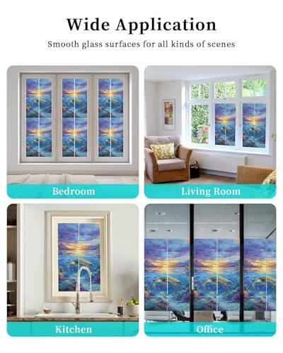 Película de Privacidad para Ventanas con Tortugas Marinas miniatura 7
