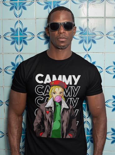 SF Classic Cammy Retro Arcade Gaming Vintage Gamer Tee Shirt T-Shirt 6