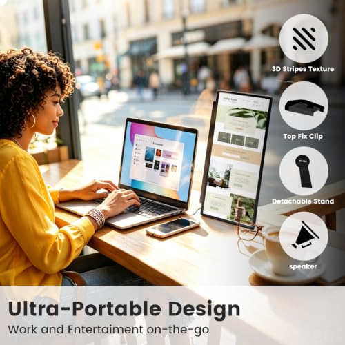 Image of Teamgee Laptop Screen Extender FHD Portable Monitor 15.6 inch