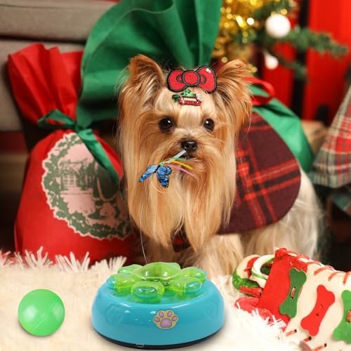 Hunde Adventskalender 2024, Adventskalender für Hunde mit 24 Hundespielzeug Weihnachten, Dog Advent Calendar mit Bällen, Federspielzeug und Glocken, 24 Tage Überraschungen für Hundeliebhaber (24 PCS)
