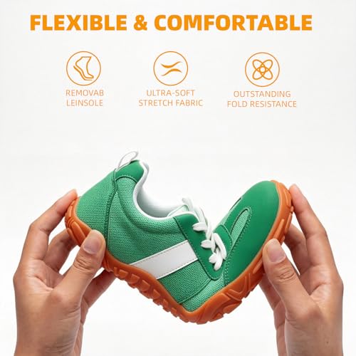 Image of Women's Barefoot Sneakers Wide Toe Box Zero Drop Sneakers | Breathable Lightweight Non-Slip Shoes for Gym Training, Trail Running, Hiking & Daily Walking