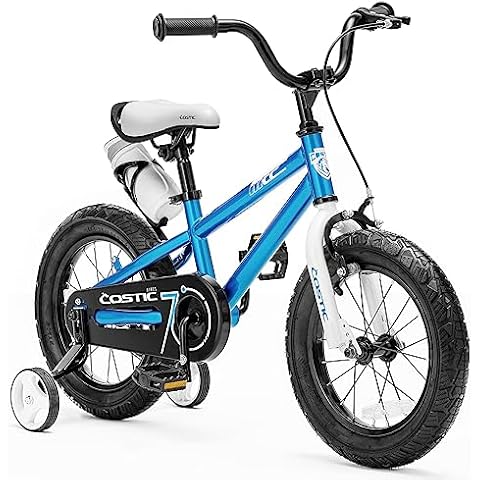 COSTIC Kids Bike with Training Wheels Cover