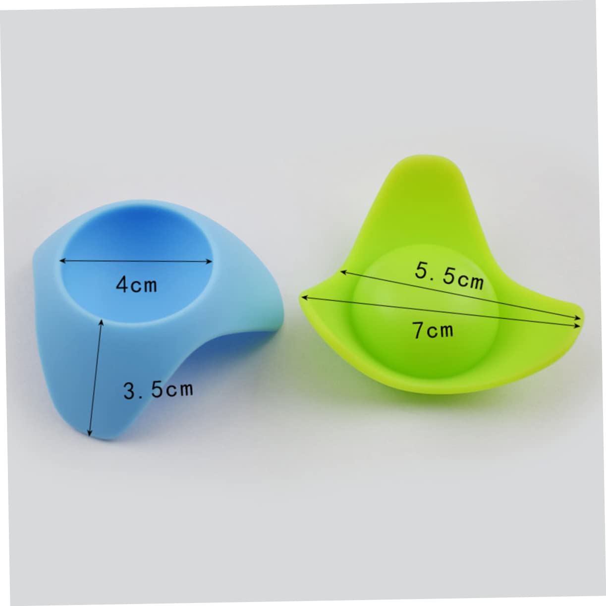 Ciieeo 6pcs Silicone Egg Cups Egg Rack for Counter Dishwasher Safe Carrier Mini Holders for Breakfast Brunch Lunch Easter