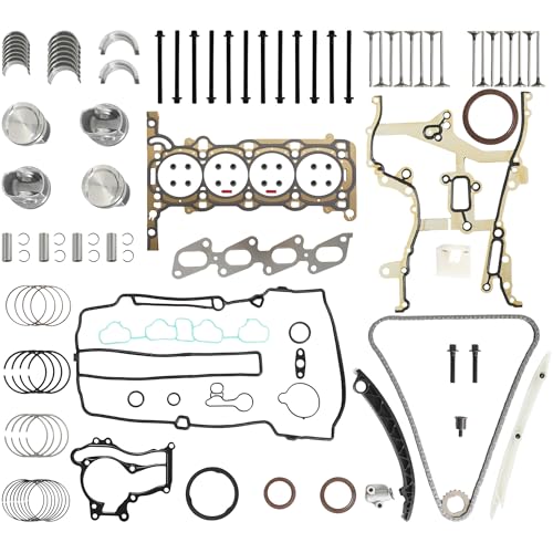 Image of 1.4 Turbo Ecotec LUJ LUV Engine VIN B /C Piston Rings Timing Chain Head Gasket Bearing Valve Kit for Buick Encore Chevy Cruze Sonic Trax 1.4T L4 2011-2021