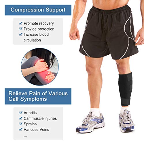 Breathable Shin Splint Compression Wrap, Calf Support Brace with