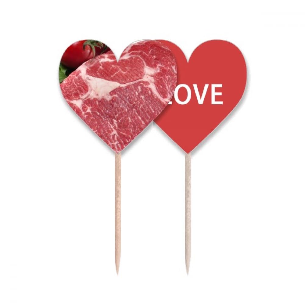 Cure-dents rouge steak parfait pour décorer vos apéritifs de fête
