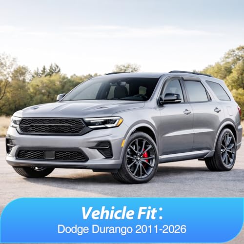 Image of Nilight Outside-Mount Window Visors for Dodge Durango 2011-2026, 4PCS