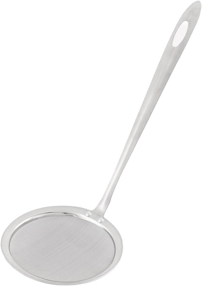uxcell Metal Kitchen Net Perforated Ladle Strainer Filter