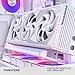 Phanteks Premium Vertical GPU Bracket + PCIe 4.0 x16 Riser Cable, DRGB - White