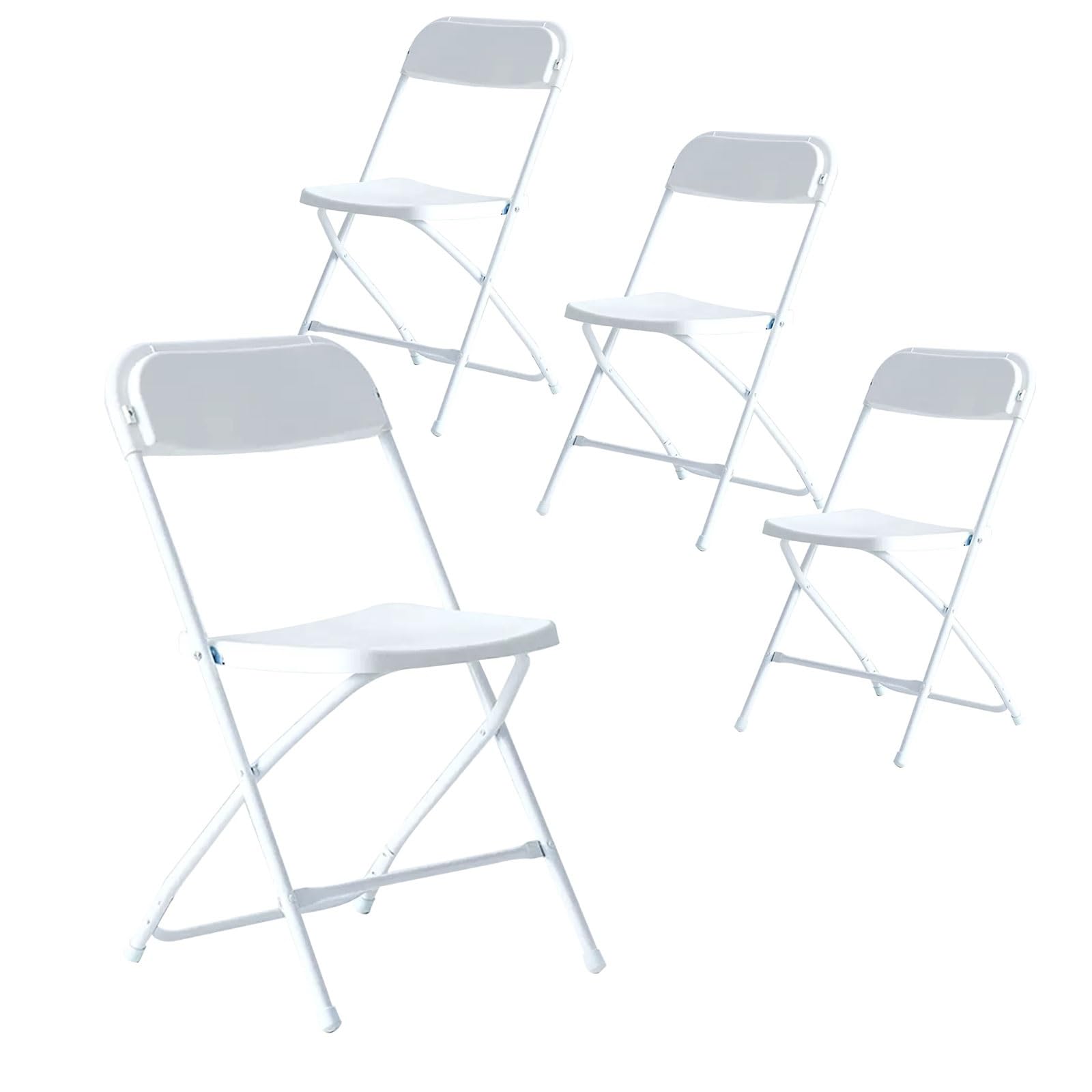 Chaise pliante portable et tabouret robuste en métal pour adultes de camping