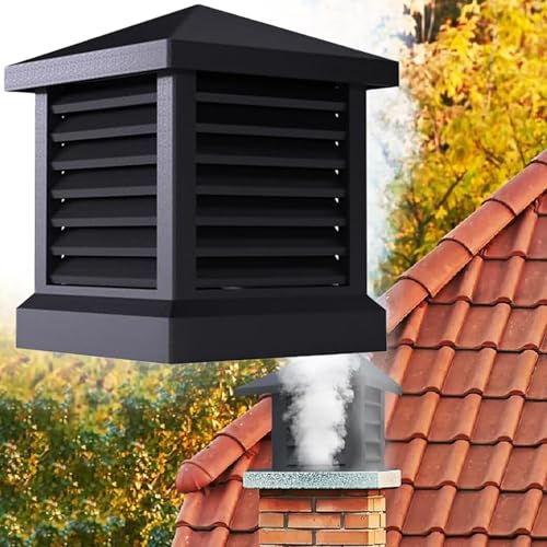 Chapeau de cheminée en aluminium anti pluie pour éviter les refoulements