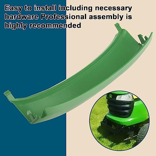 Ohoho M154004 Frontstoßstange – kompatibel mit John Deere X300 X300R X304 X305R X310 X320 X324 X340 X360 X500 X530 X534 Serie Rasen- und Gartentraktoren