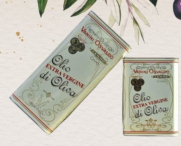 Image of Premiato Oleificio Vanini Osvaldo - Extra Virgin Olive Oil from Como - Made in Italy - 101.40 Fl Oz