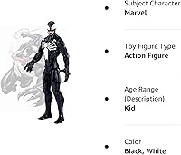 Vista 3 de Titan Hero Series Venom Figura de acción Venom de 12 pulgadas de Marvel