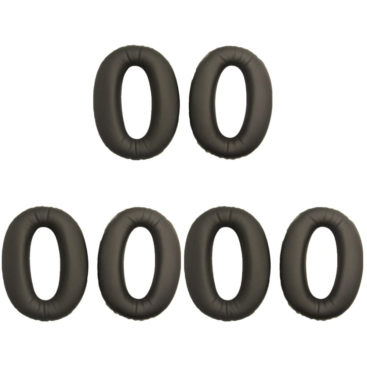 Mobestech Accesorios para Auriculares 3 Pares Cojín De Almohadillas para Los Oídos Almohadillas De Reemplazo para Los Oídos Almohadillas De Cuero Proteico Reemplazar Estuche De Cuero