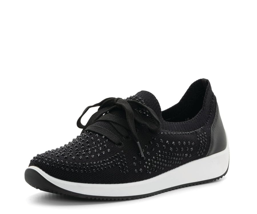 ARA Women's Lisbon Black Wovenstrech2