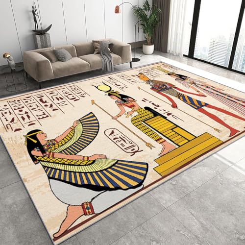 Grand tapis salon 160x230 cm Égypte en flanelle de haute qualité - 2