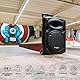 Ibiza - PORT15UHF-BT - Tragbares Lautsprechersystem 15/800W MAX mit 2 Mikrofonen (UHF), Fernbedienung und Schutztasche - Bluetooth, USB, SD & TWS - 6 bis 8 Std. Betriebsdauer - Speaker Box