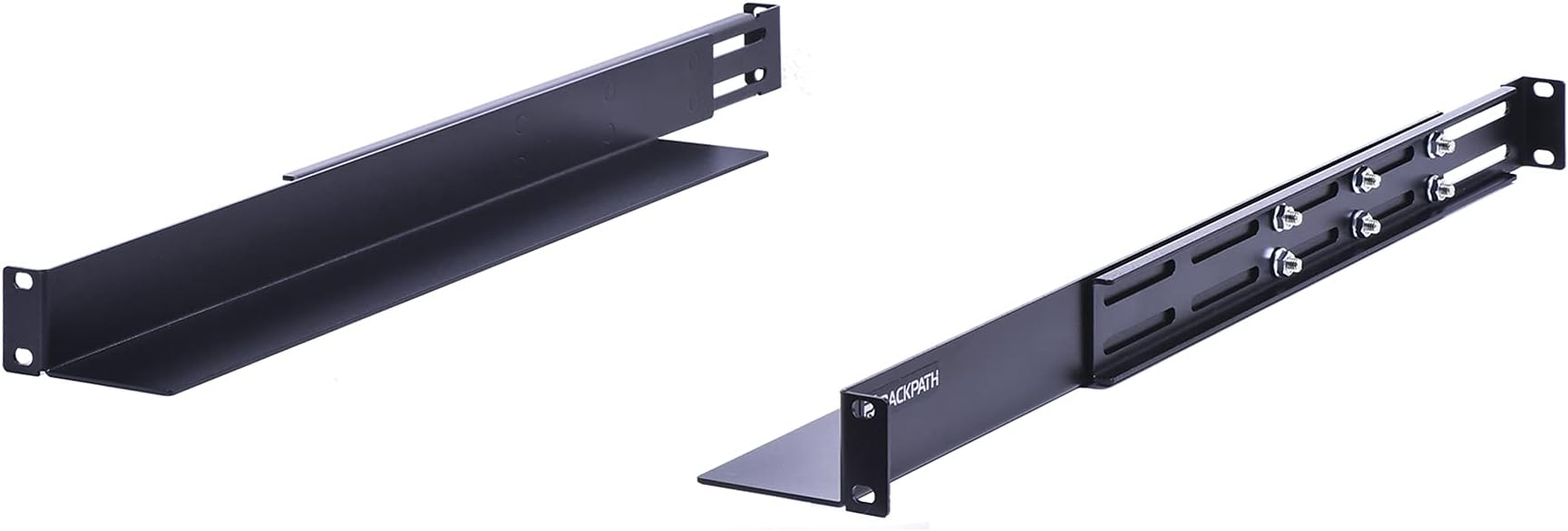 Amazon.com: RackPath 1U 4-Post Server Rack Rail, 20.2-32 Inch ...