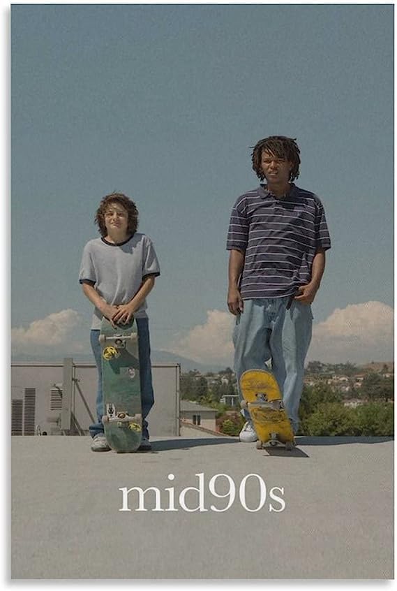 Pósteres estéticos para habitación, estilo vintage de los años 90, minimalismo, pósteres de película de mediados de los 90, lienzo para decoración