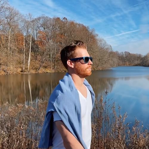 Image of OhO sunshine Bluetooth Audio Sunglasses, Lightweight Open Ear Sport Glasses, 10H Playtime,Water Resistant with Voice Control