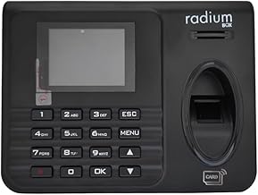 ThumbScan-T1 | Radium Attendance Device | Non Aadhaar | Fingerprint, Card & Password Capacity 1000 Each | Access Control System | Wall Hanging | WiFi
