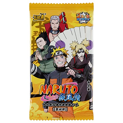 Flymis Naruto Cards Booster Box-Official Anime Ccg Collectable Playing/Trading Cards The Newest Fourth Phase - 15 Packs 5 Cards/Pack (75 Cards) #TOP5