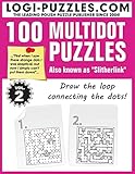 100 Multidot Puzzles: Slitherlink
